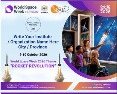 World Space Week 2026 Poster - Option 1